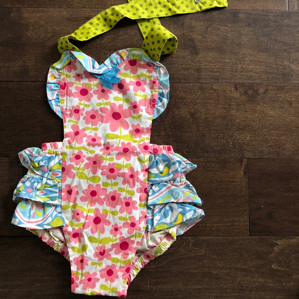 Jelly The Pug ruffle romper